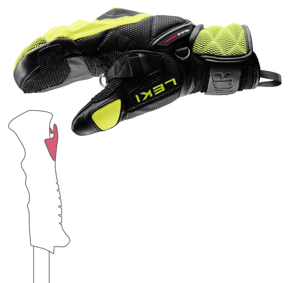 Leki WCR Venom SL 3d Jr Mitten